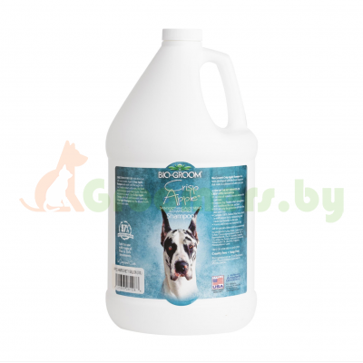 Bio-Groom - Crisp Apple Aloe Vera & Chamomile Shampoo - очищающий, увлажняющий и снимающий раздражение шампунь с ароматом яблока, 3,8 л